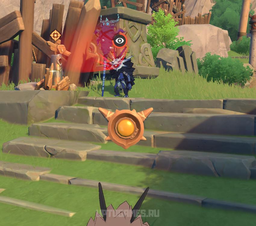 Шамачурл блокирует Око Упано