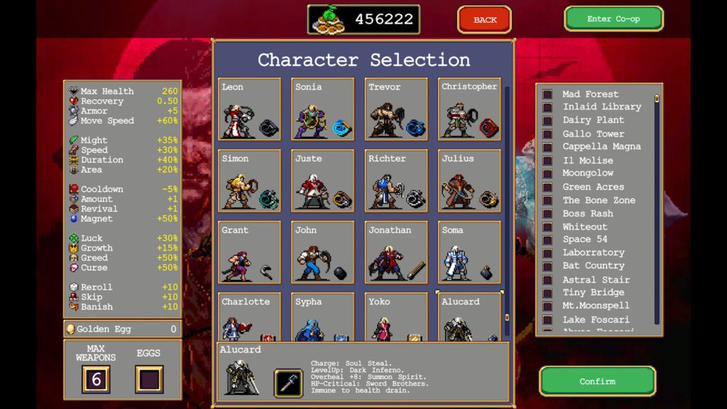 «Vampire Survivors: Ode to Castlevania»