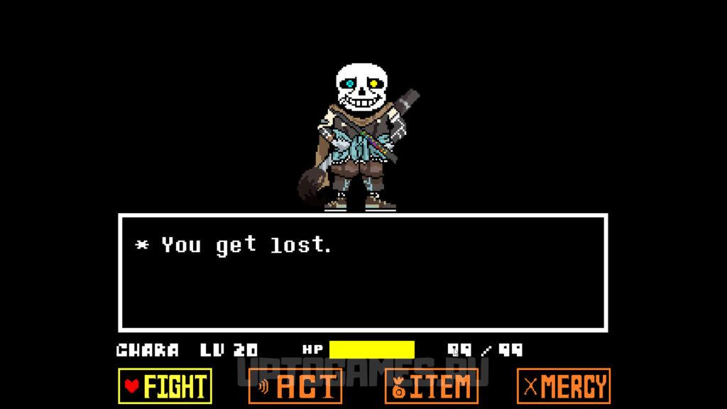 Undertale: Битва с Инк Сансом