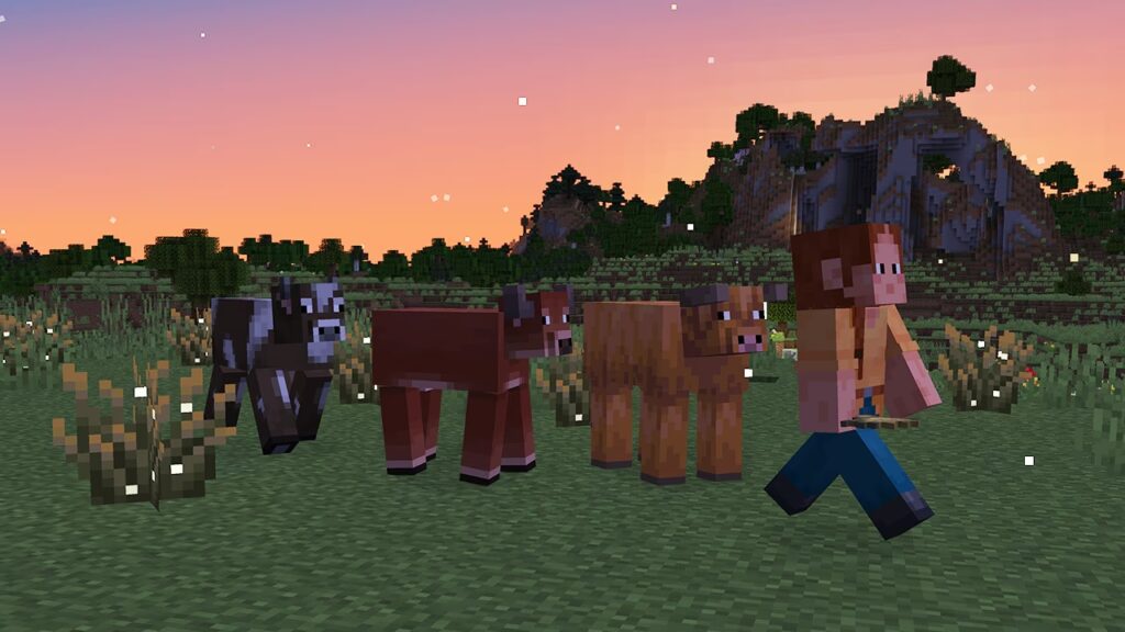 Новые виды коров в Minecraft