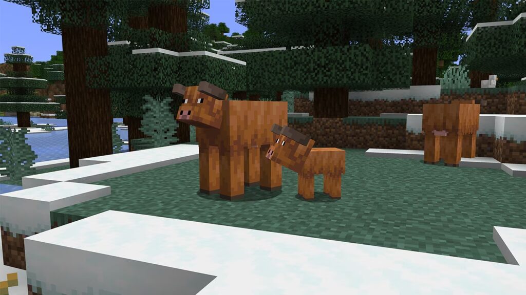 Новые виды коров в Minecraft