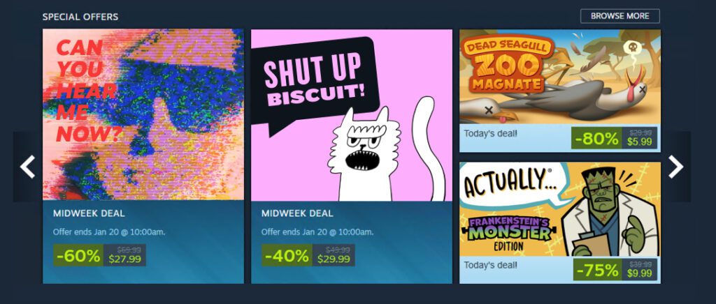 Steam предложение дня